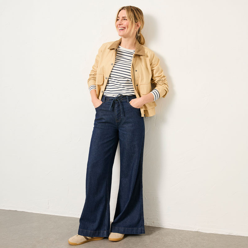 Wide leg jeans