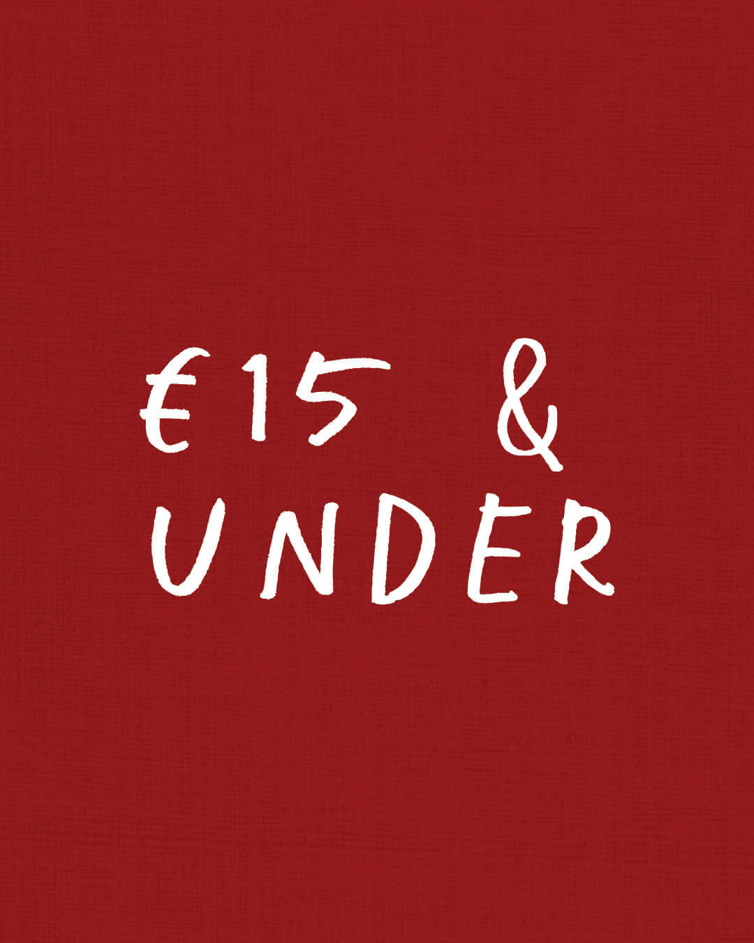 Sale - €15 and under