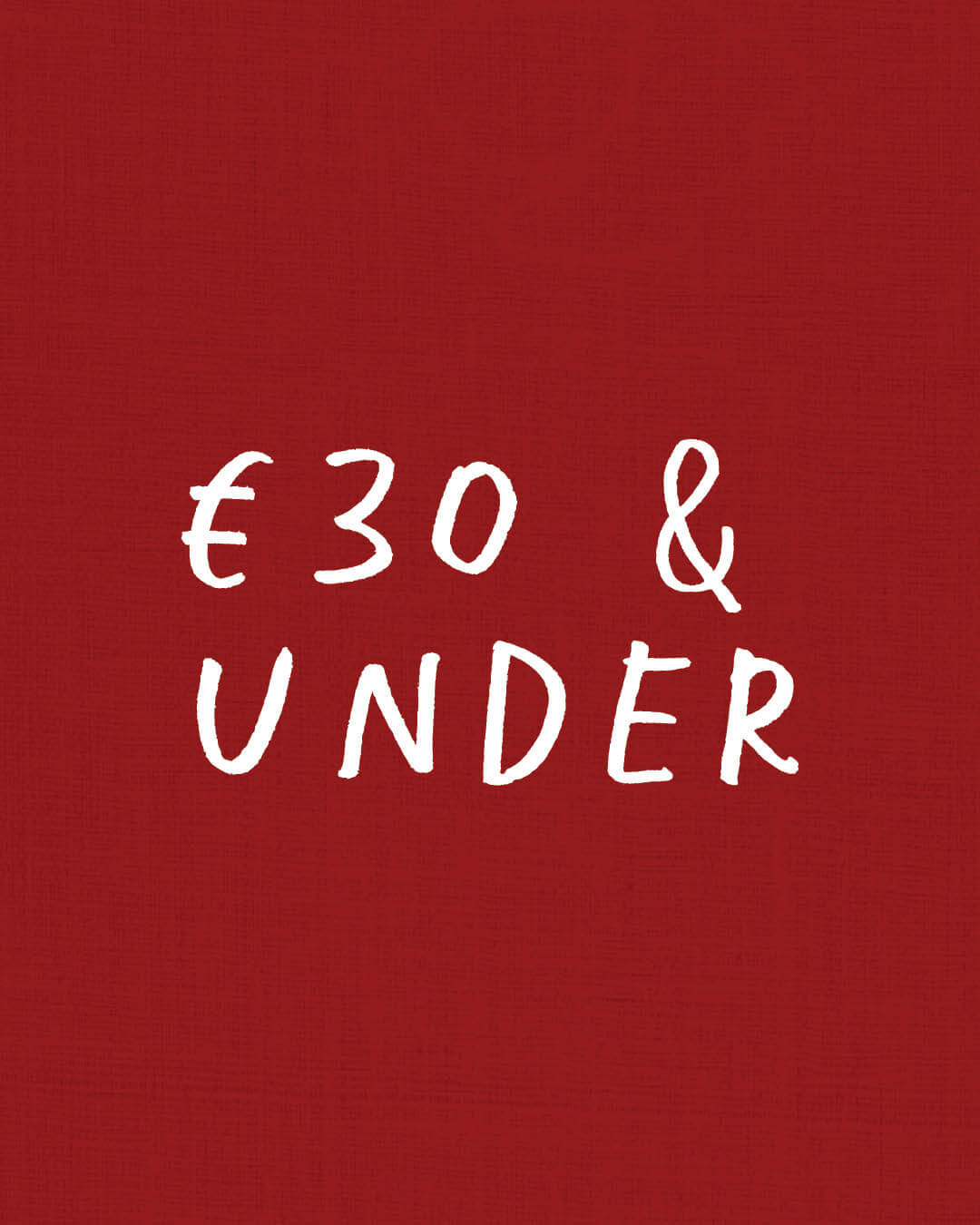 Sale - €30 and under