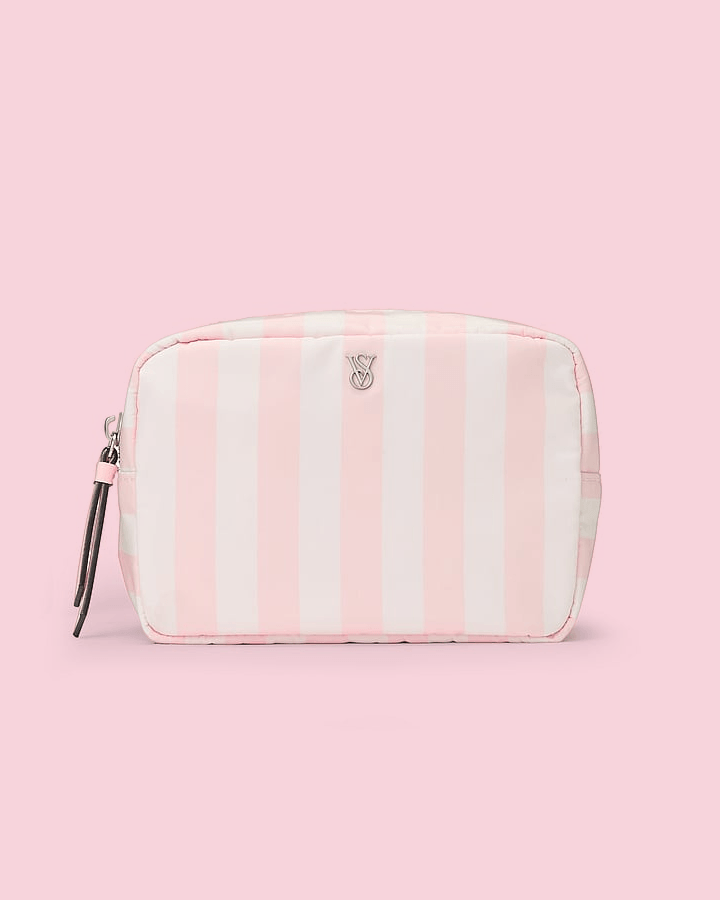 Heritage Stripe Pink Make Up Bag £20