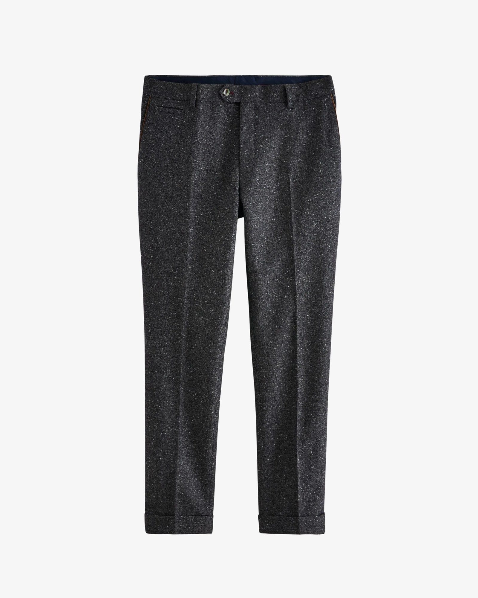 <span>Regular Fit Wool Blend Trimmed Suit Trousers</span>