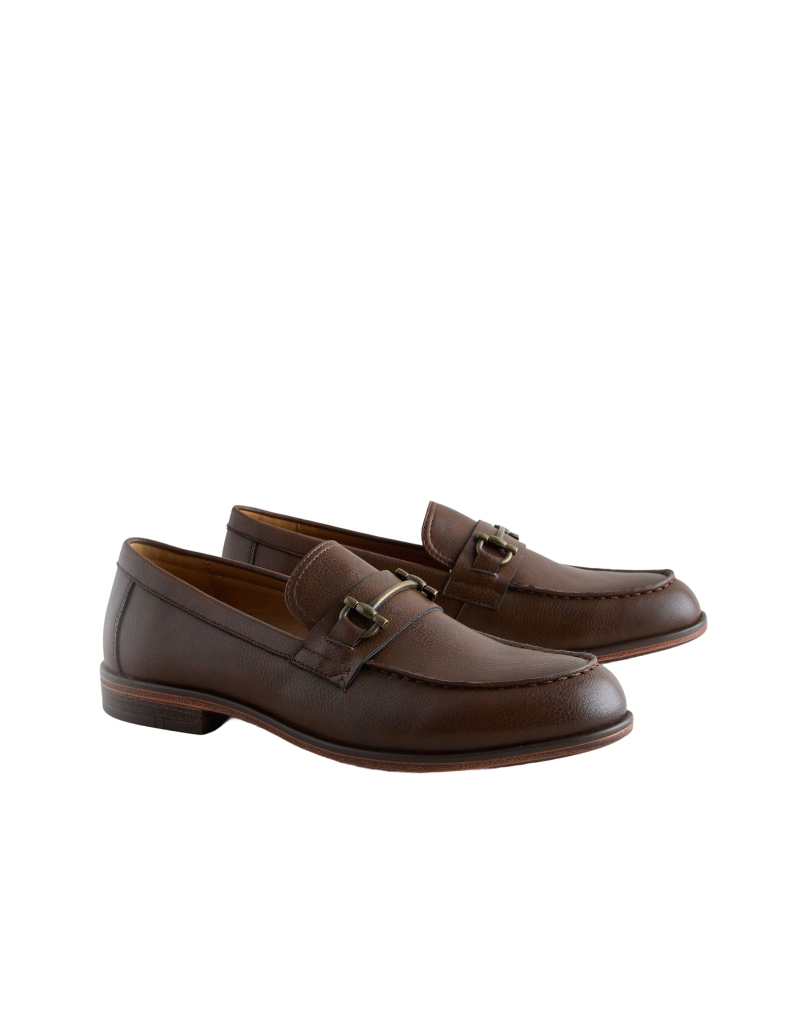 <span>Brown Snaffle Loafers</span>