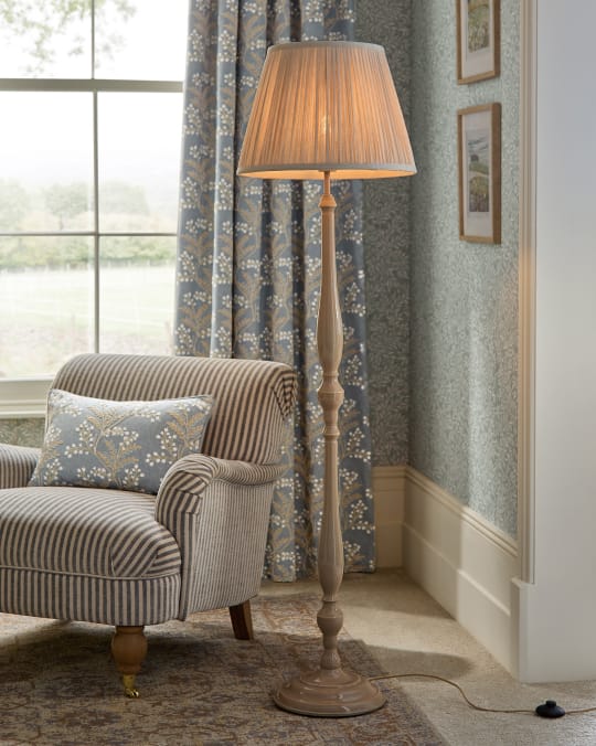 Grey Ashbury Floor Lamp