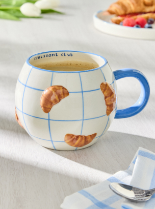 Back to Uni Claude Croissant Mug
