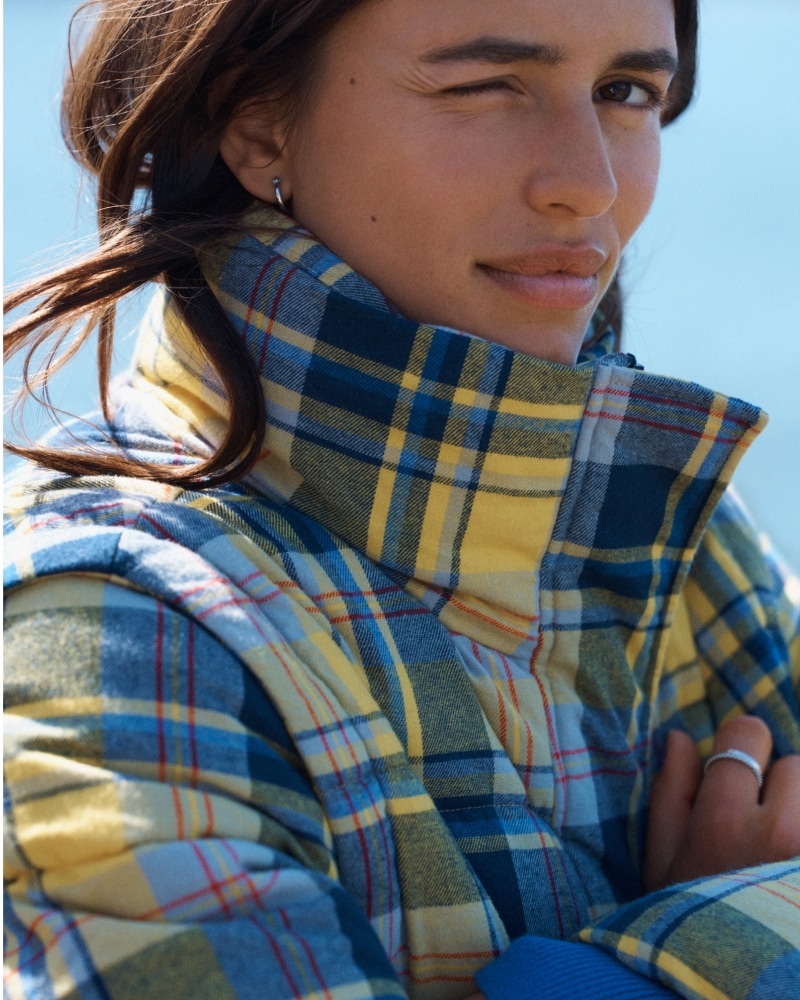 Check Tartan Coat