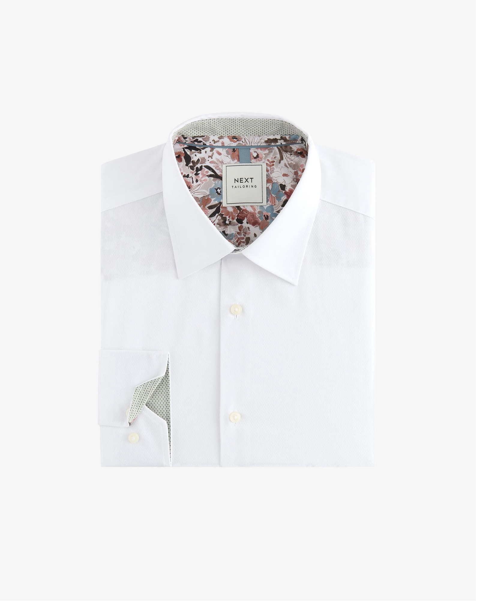 <span>Slim Fit Textured Trimmed Shirt</span>