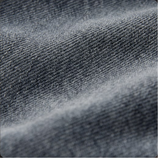 Close-up of grey denim