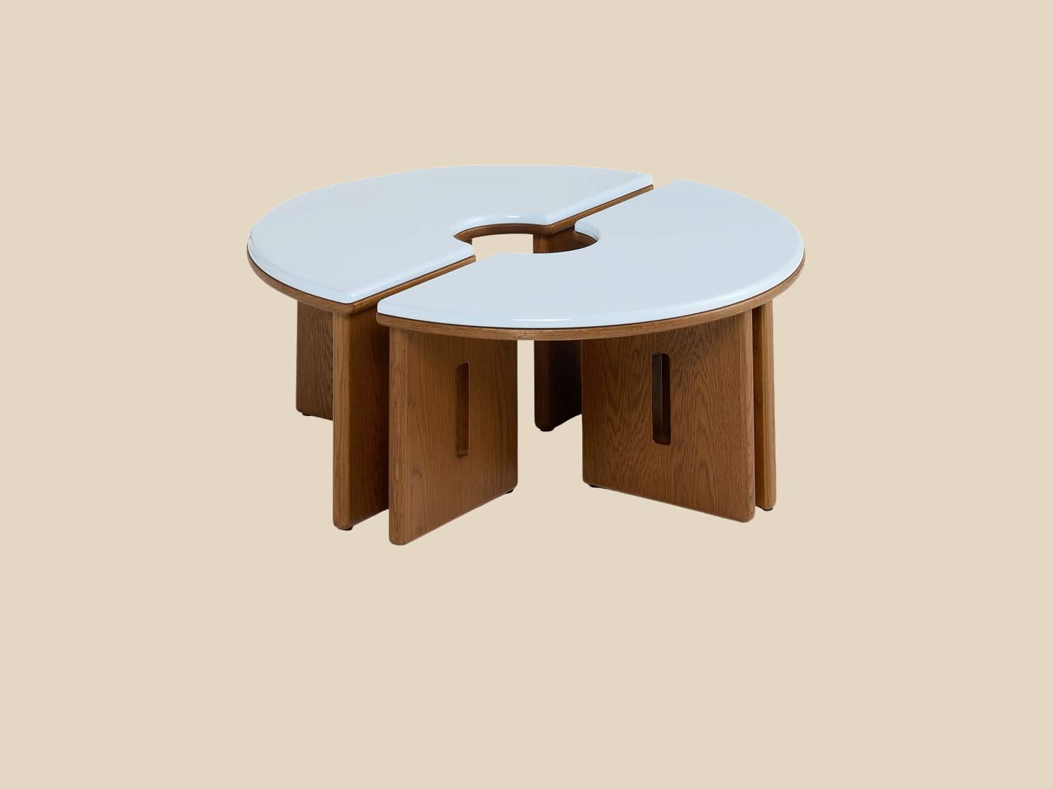 Plinth coffee table