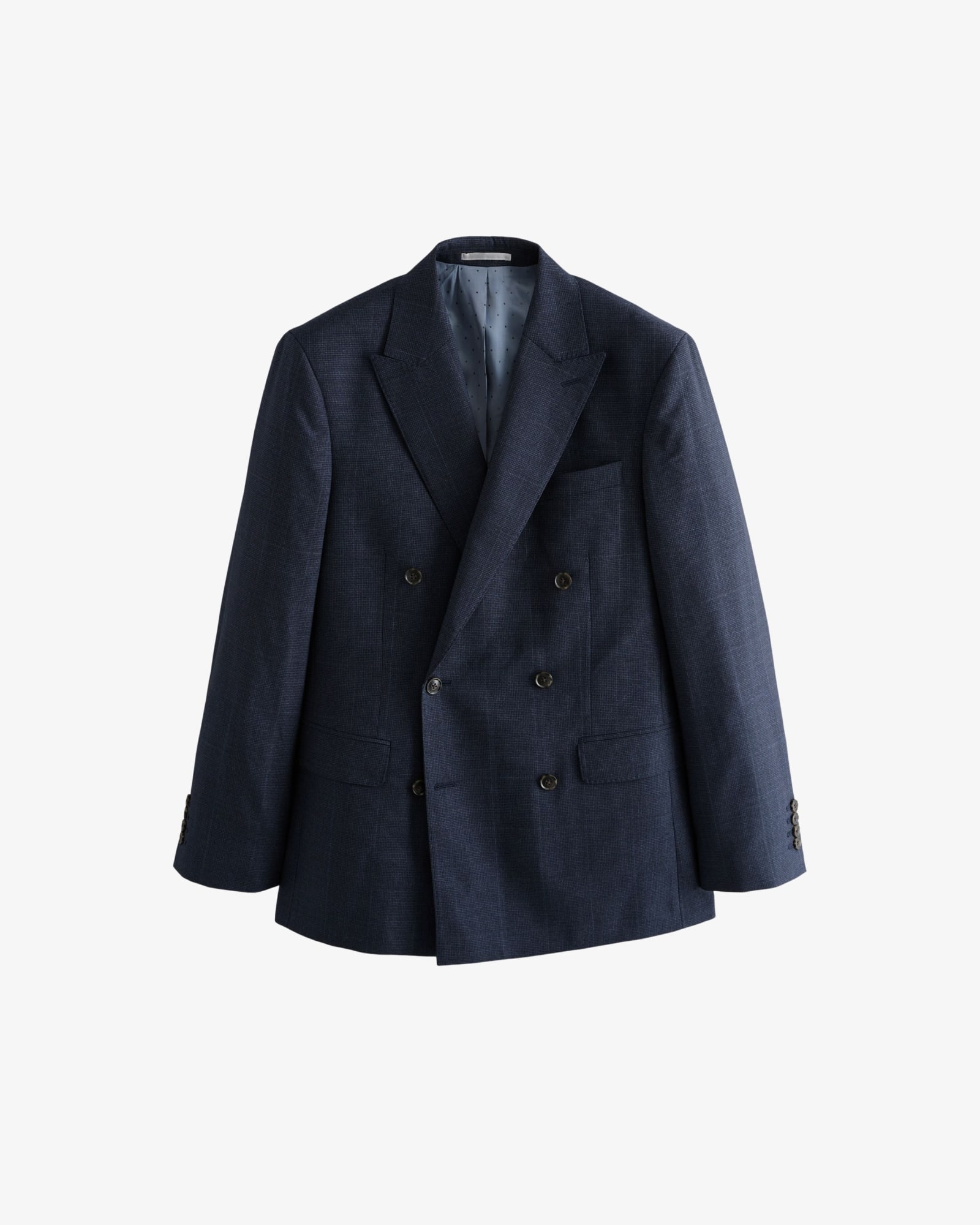 <span>Signature Marzotto Double Breasted Suit Jacket</span>