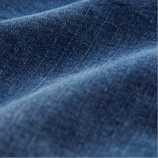Close-up of blue denim
