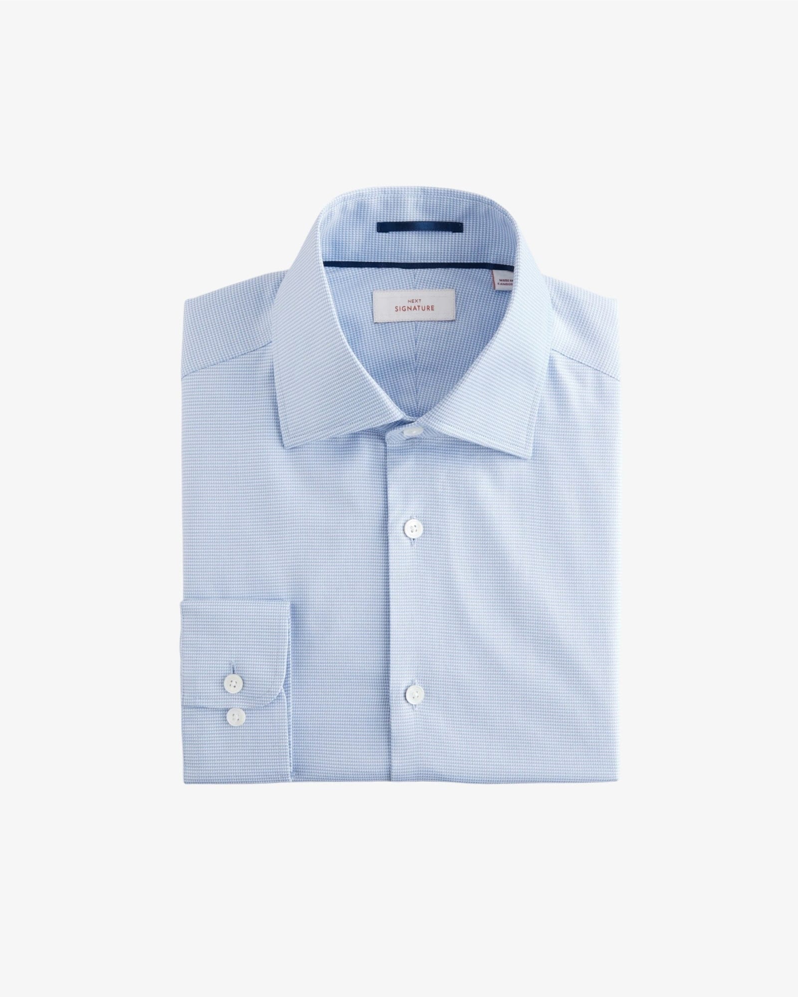 <span>Slim Fit Signature Textured Smart Shirt</span>