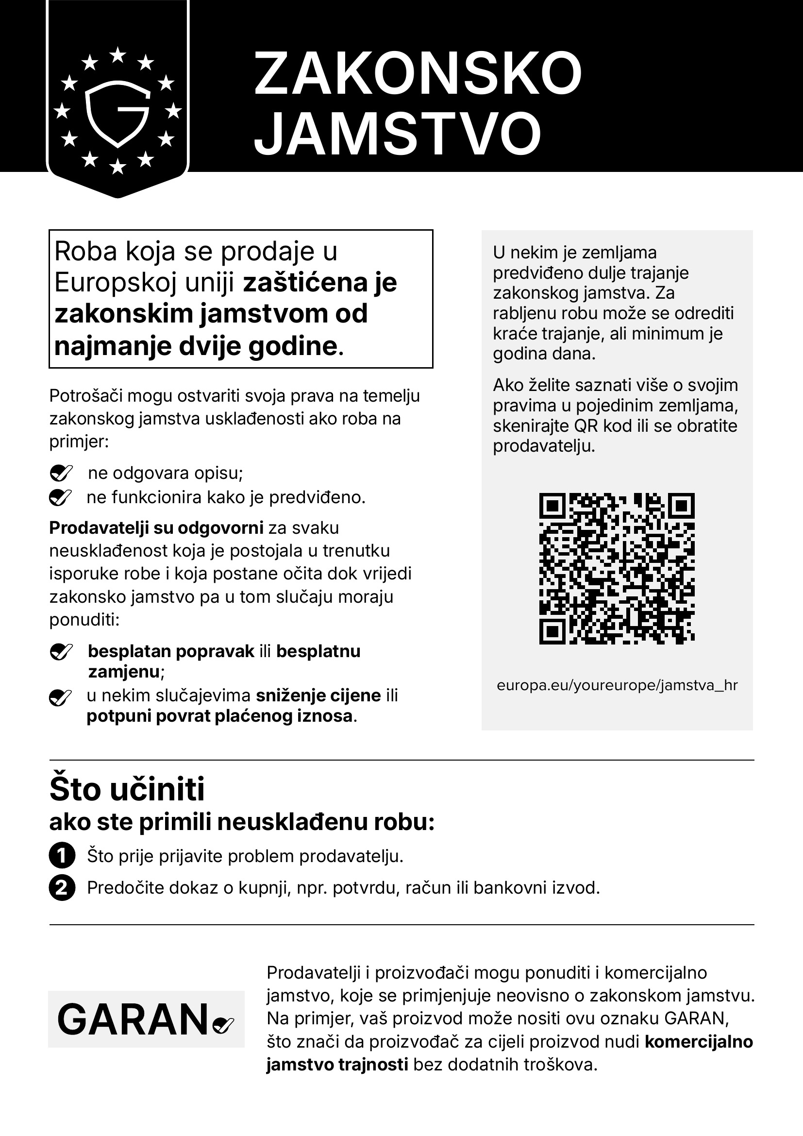 Legal Guarantee Notice - Page 2